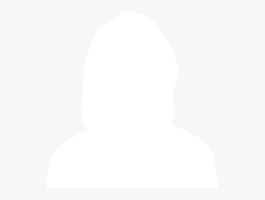 Female Silhouette White Png, Transparent Clipart