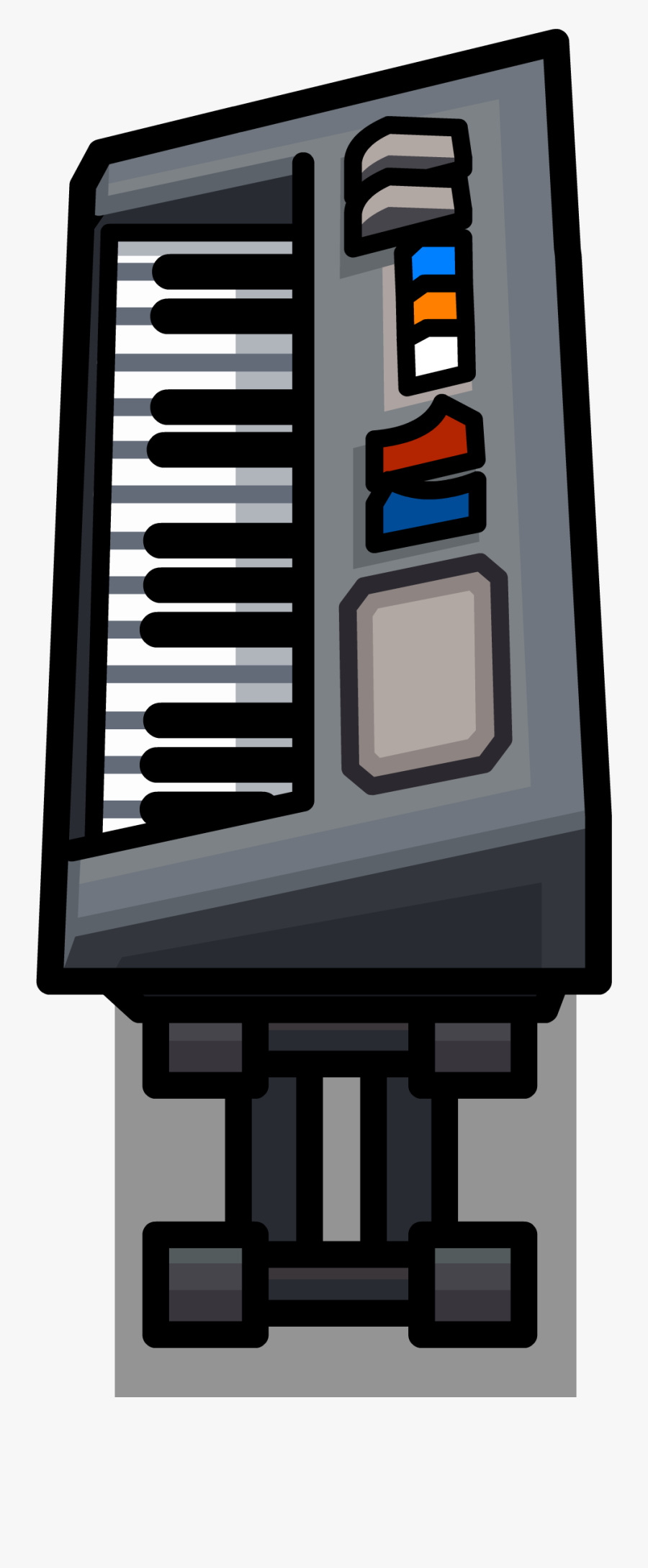 Image Sprite Png Club - Musical Keyboard, Transparent Clipart