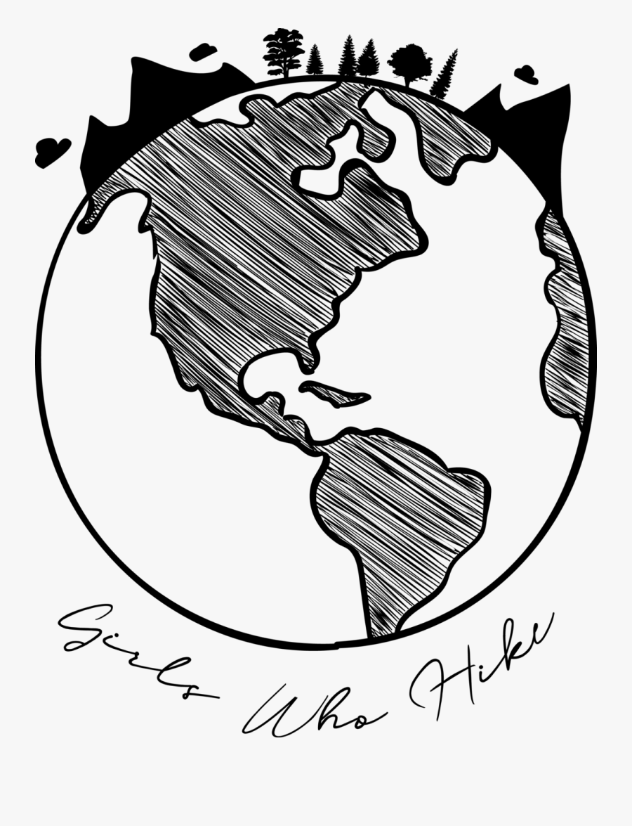Girls Who Hike Earth Day Sticker Pack - Illustration, Transparent Clipart