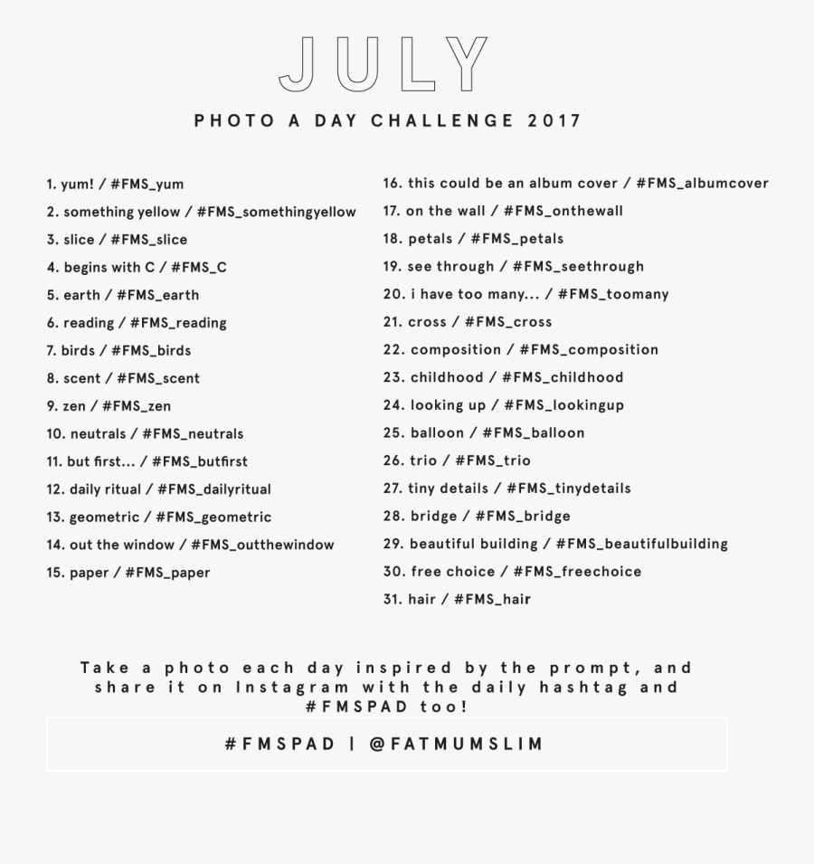 Clip Art July Photo A Challenge - June Photo A Day Challenge 2017, Transparent Clipart