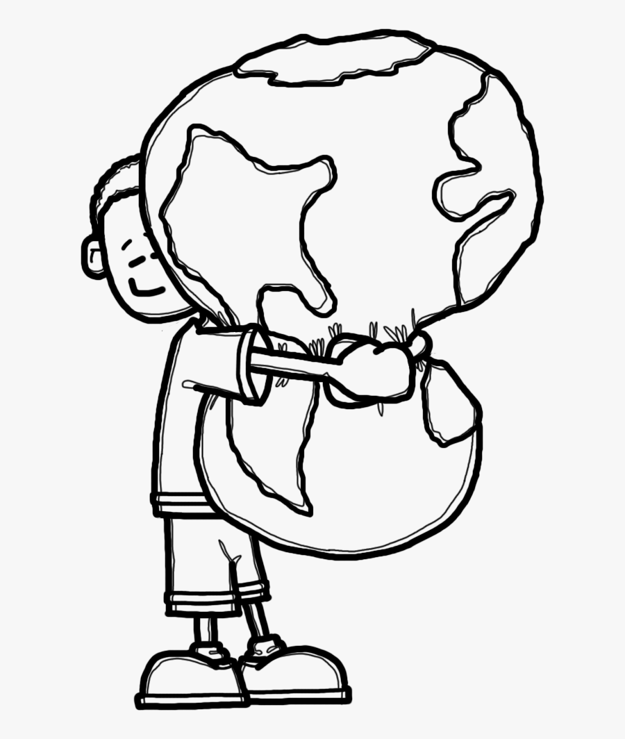 Föld Napjára Día De La Tierra, Dia De La Paz, Medioambiente, - Earth Day Black And White Clip Art, Transparent Clipart