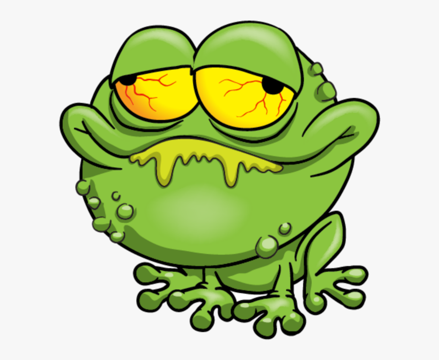#mq #green #frog #evil #ugly - Cartoon Ugly Frog, Transparent Clipart