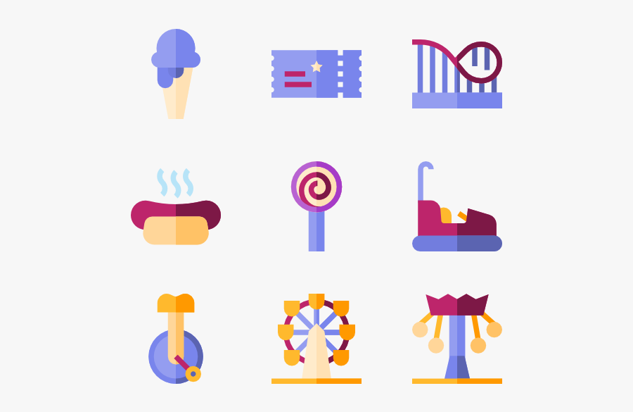 Ferris Wheel Clipart Pixel Art, Transparent Clipart