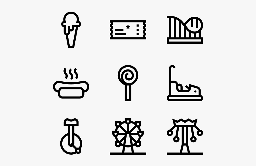 Ferris Wheel Clipart Pixel Art - Nautical Icons, Transparent Clipart