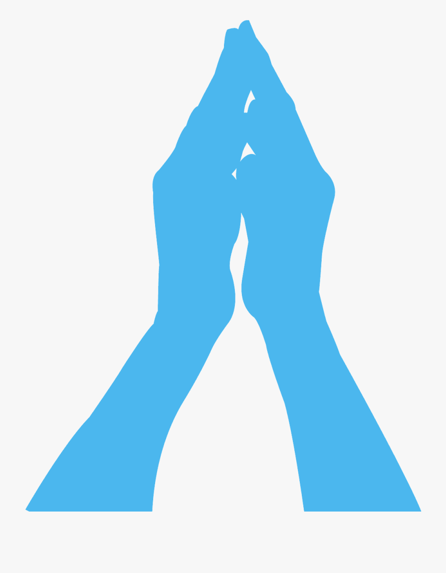 Oração Mãos Silhueta Png, Transparent Clipart