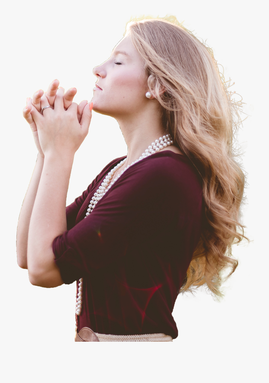 Woman Praying Png Woman Praying Hand Png Free Transparent Clipart Clipartkey