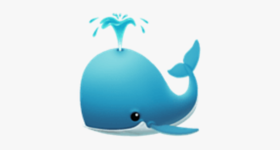#whale #whales #cute #blue #water #emoji #imoji #applemoji - Whale Emoji Png, Transparent Clipart