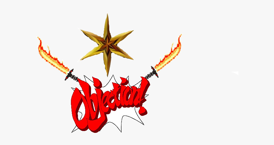 Ace Attorney Phoenix Wright Objection Png, Transparent Clipart