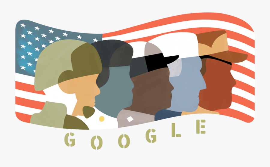 Transparent Veterans Day Png - Veterans Day 2018 Google Doodle, Transparent Clipart
