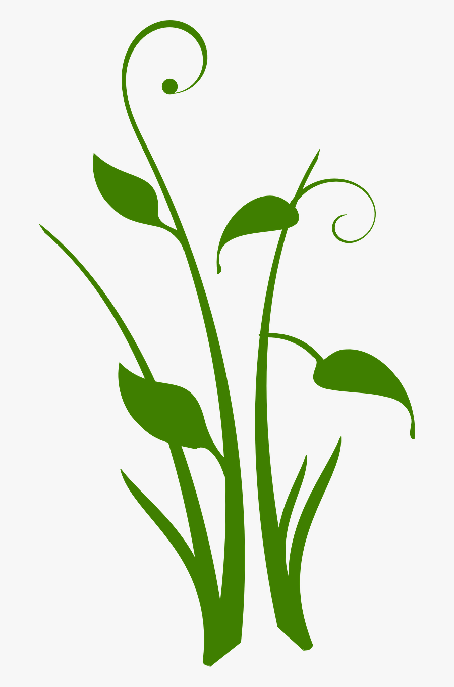 Scroll Flower Clip Art, Transparent Clipart