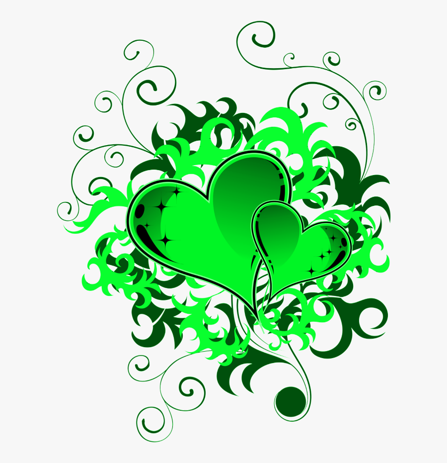 Transparent Green Swirls Png - Flower Frame, Transparent Clipart