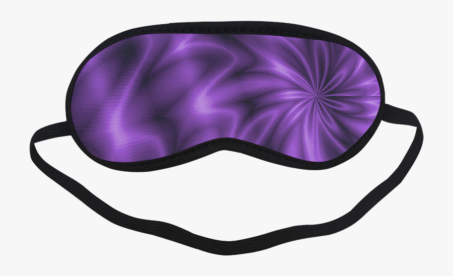 Lilac Shiny Swirl Sleeping Mask - Purple Sleeping Mask, Transparent Clipart