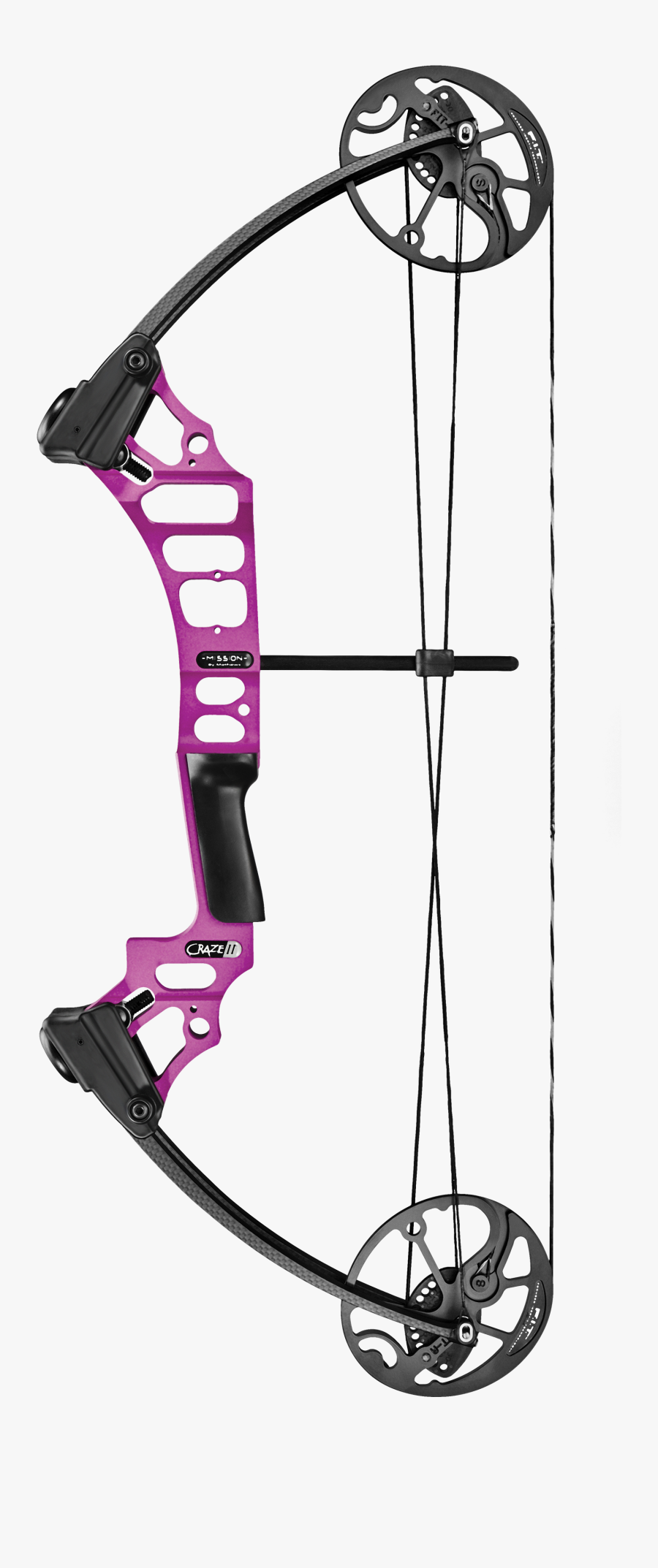 Craze Ii Mission Archery Green Orange Purple - Mission Craze Bow, Transparent Clipart