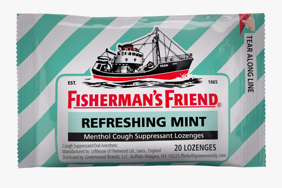 Ff Sfmint 20ct - Fishermans Friend, Transparent Clipart