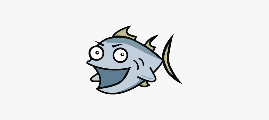 Screaming Tuna Logo, Transparent Clipart