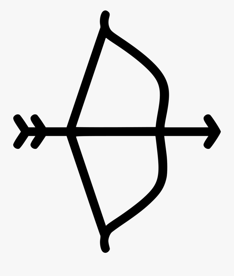 Archery Bow Arrow - Bow And Arrow, Transparent Clipart