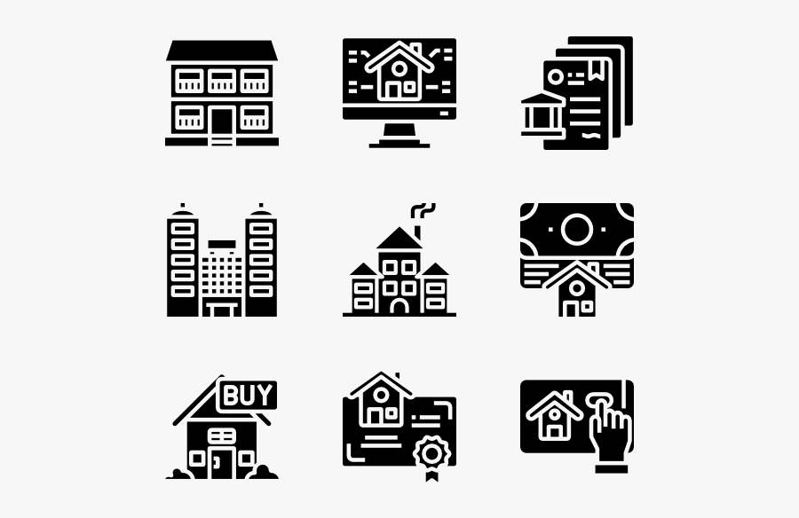 Homes Vector Apartment - Icon, Transparent Clipart
