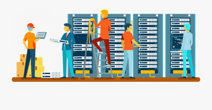 Datacenter Movement, Transparent Clipart