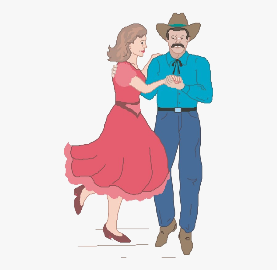 Clipart Dance Western Dance - Western Couple Dance Png, Transparent Clipart