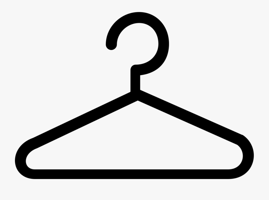 Dress Svg Hanger Png - Hanger Clothes Png Icon, Transparent Clipart