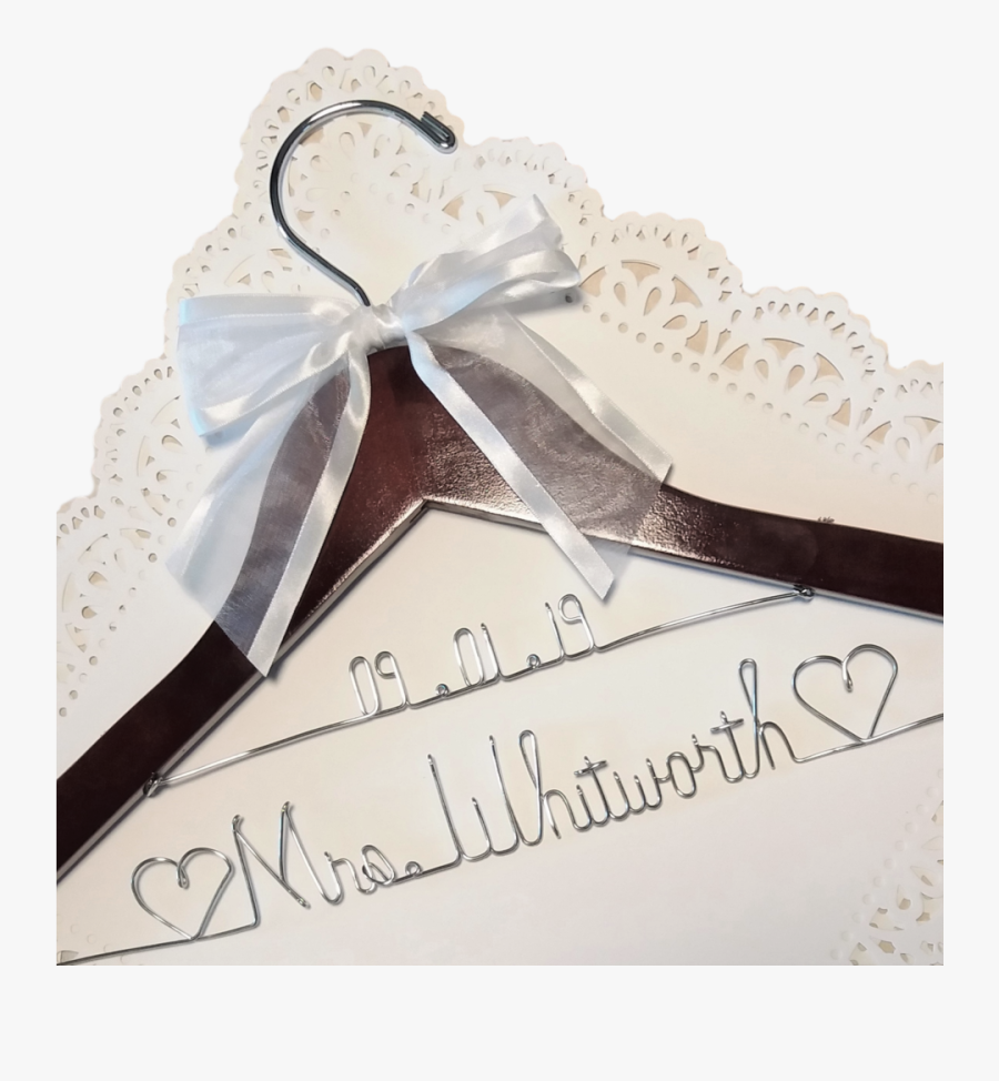 Bride Wedding Dress Hanger Personalized With Wedding - Gift Wrapping, Transparent Clipart