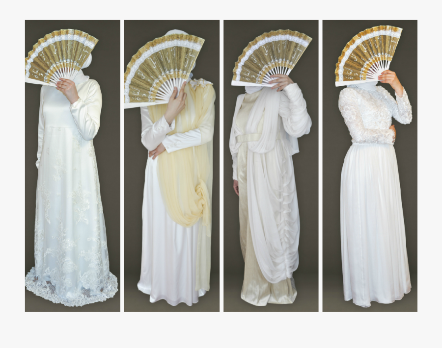 Clip Art Muslim Wedding Dress - Gown, Transparent Clipart