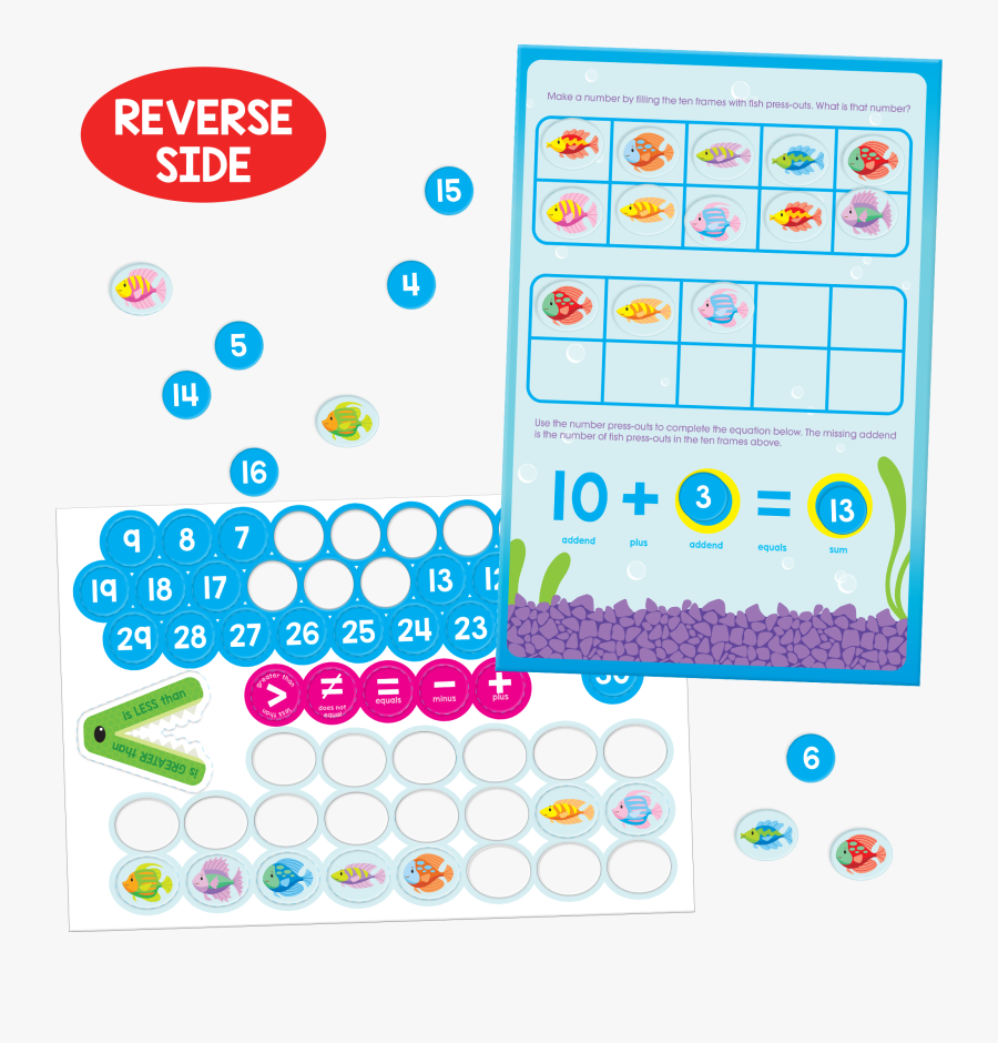 Math Readiness Press Out Book, Ages 5 7, Kindergarten - Circle, Transparent Clipart
