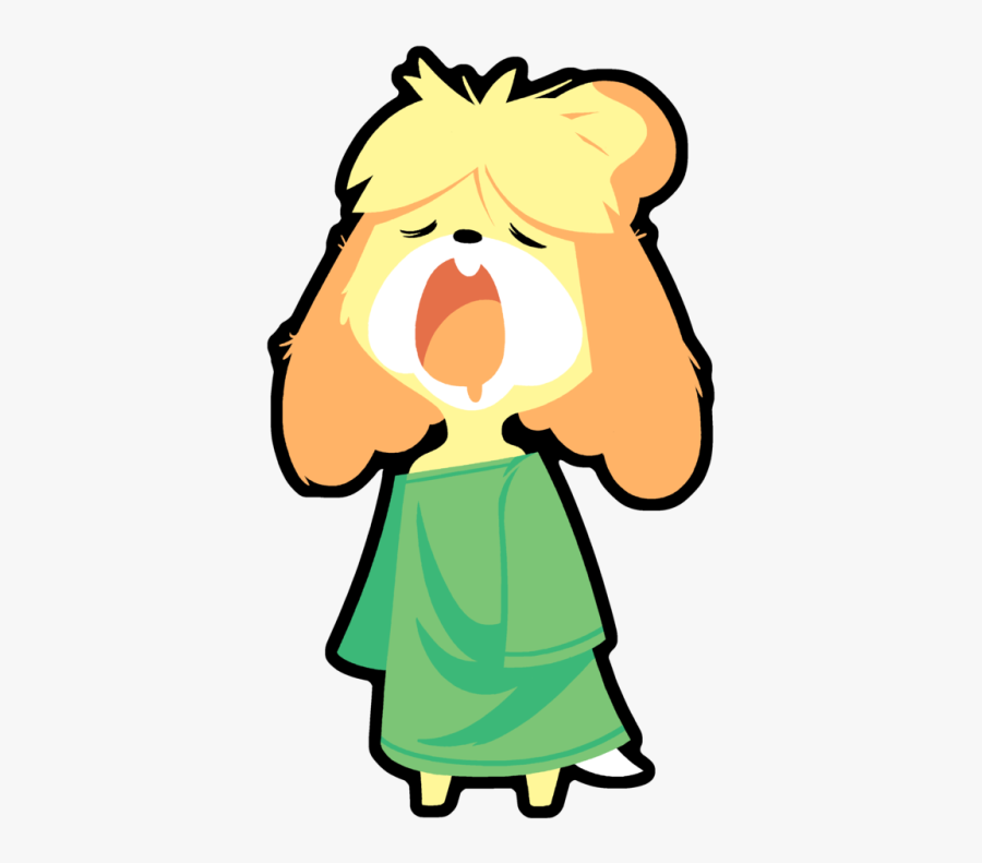 New Leaf Yoshi"s Island Facial Expression Yellow Nose - Animal Crossing Isabelle Sleepy, Transparent Clipart