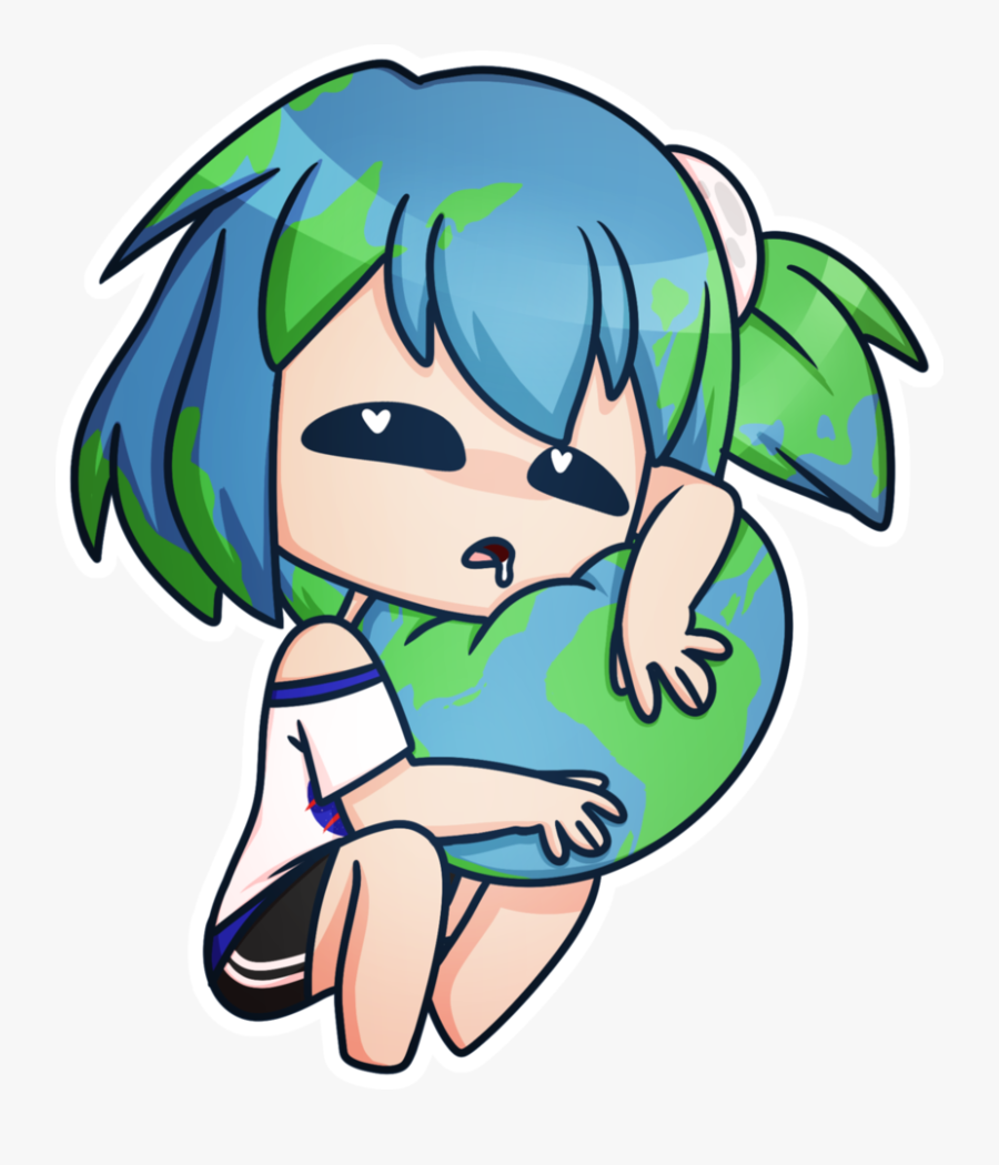 Earth Chan Anime Sleeping, Transparent Clipart