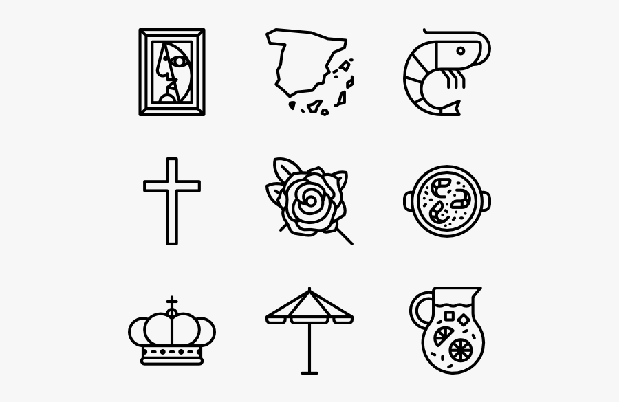 Spanish Traditional Elements - Spain Transparent Icon, Transparent Clipart