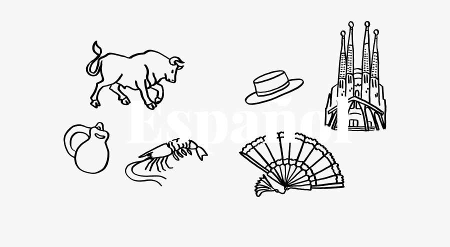 Spanish - Drawing, Transparent Clipart