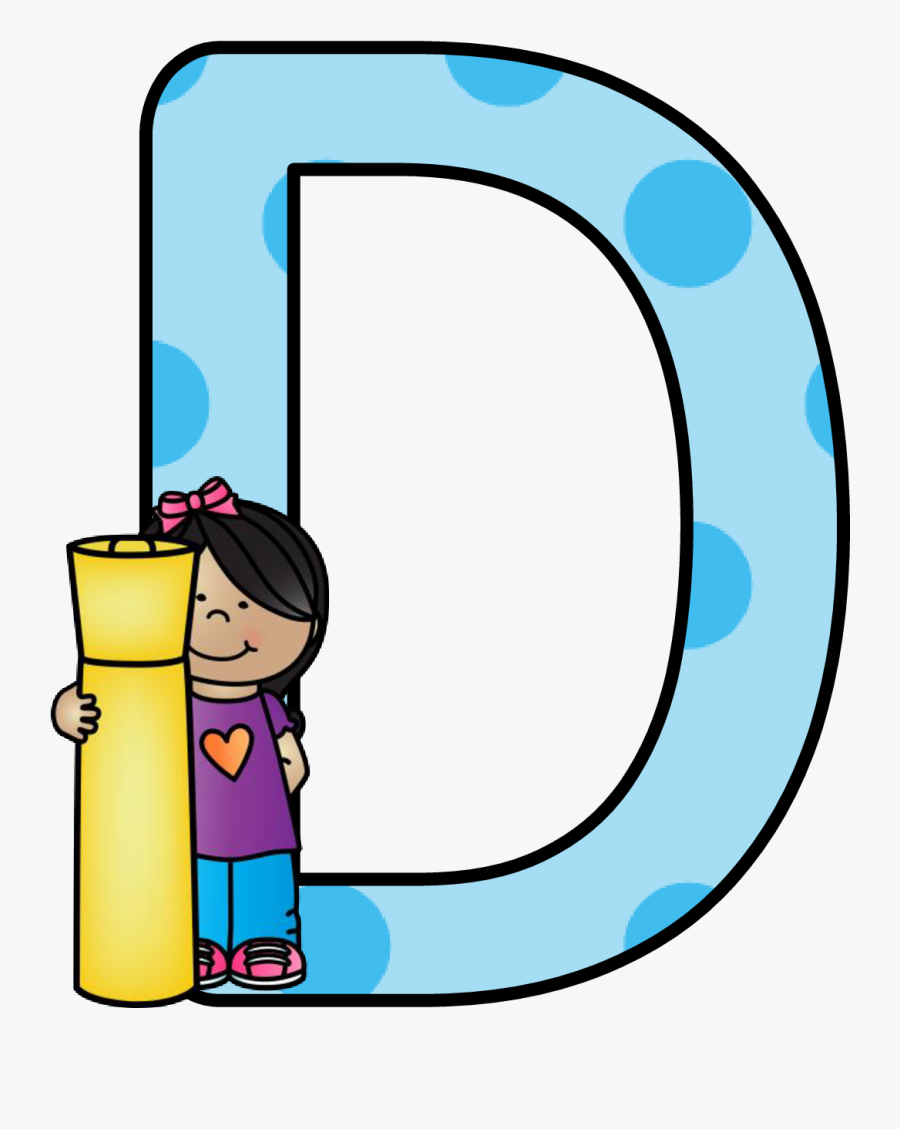 Alfabeto E Escolar D, Transparent Clipart