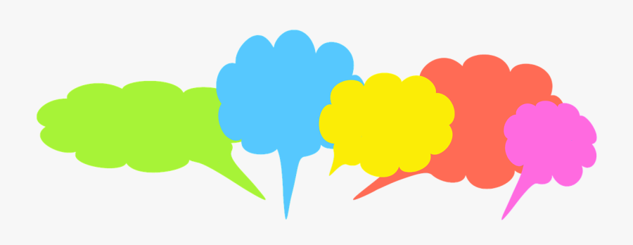 A Number Of Thought Bubbles In Varying Colours - Referral System, Transparent Clipart
