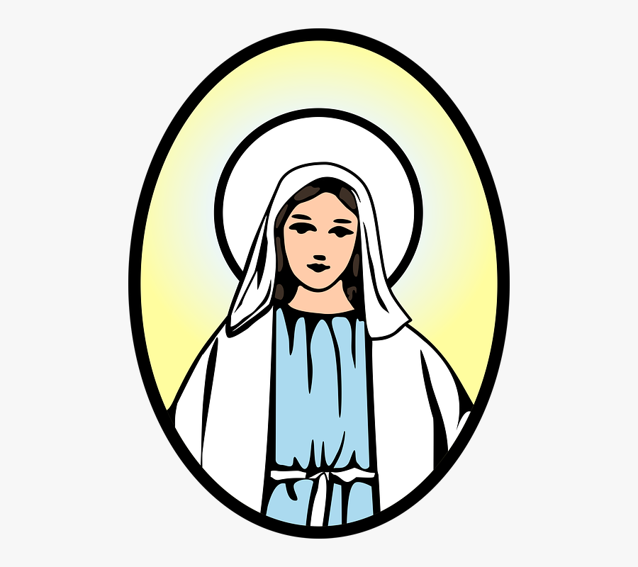 Virgin Mary Catholic Church Religion Myriam Free Transparent.