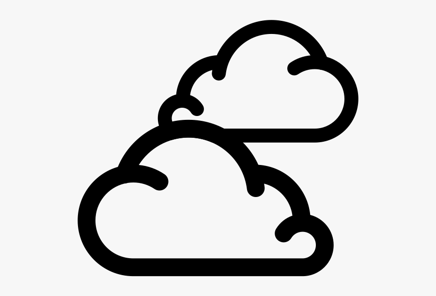 Simple Weather Icons2 Cloudy - Cloudy Weather Icon Png, Transparent Clipart