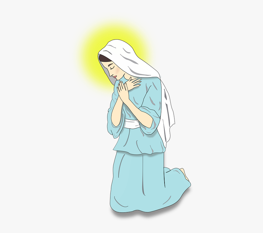Virgin, Annunciation, Religion, Catholic, Christian - Illustration, Transparent Clipart