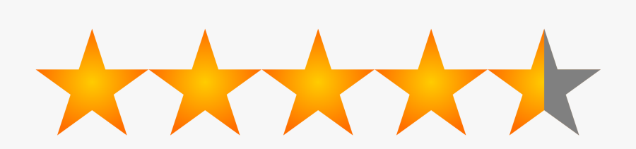 4 Stars Out Of 5, Transparent Clipart