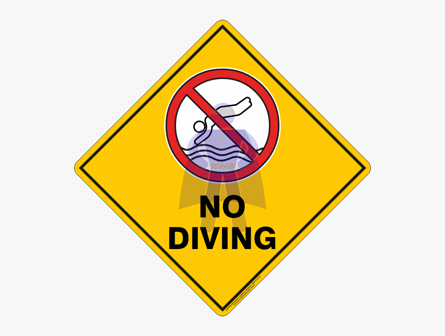 No Diving"
 Class="lazyload Fade-in"
 Style= - Sign, Transparent Clipart