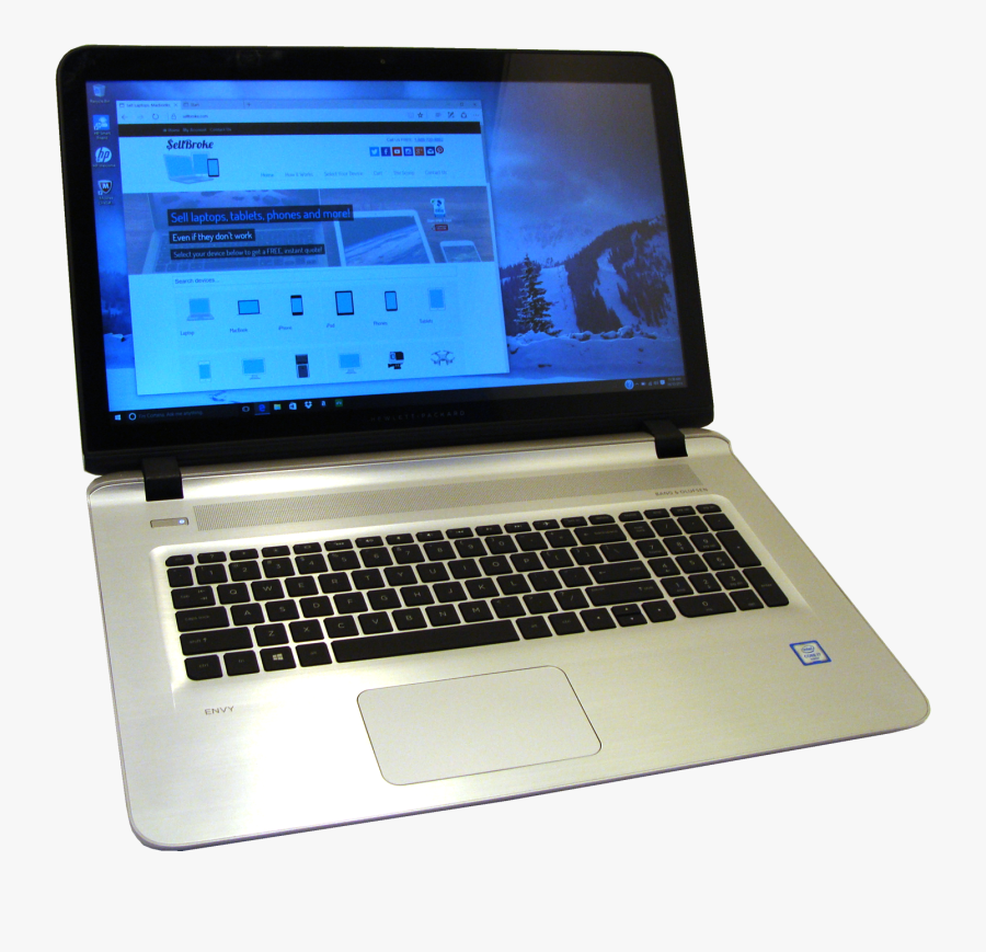 Hp Envy 17t S000 Laptop Front, Transparent Clipart