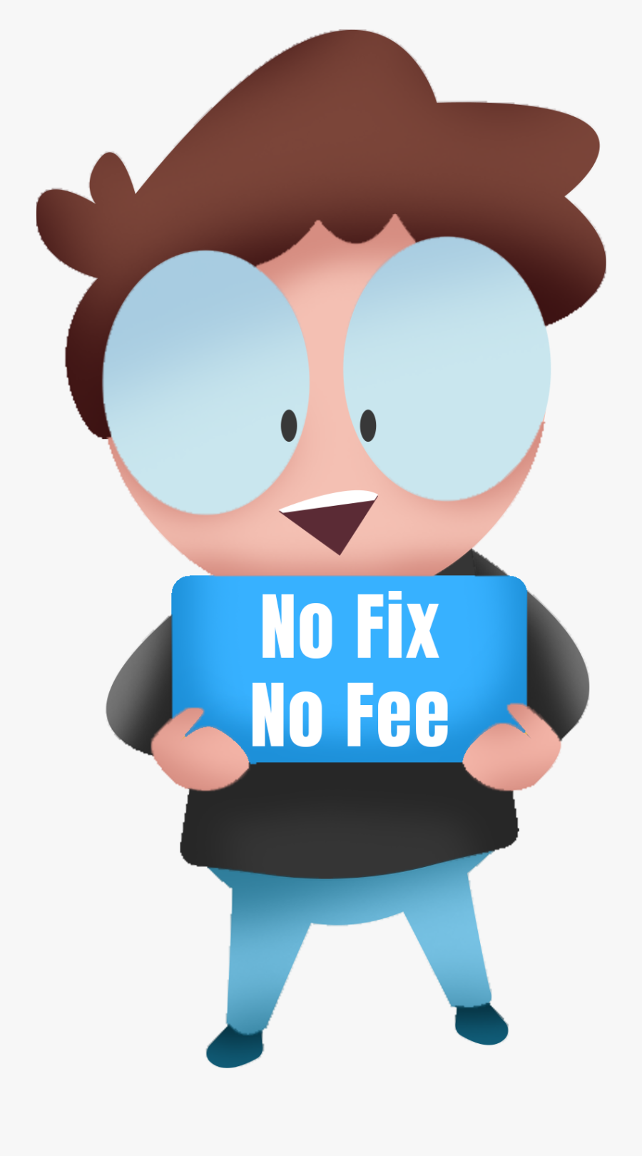 Find The Professional, Friendly Computer, Laptop And - Cartoon, Transparent Clipart