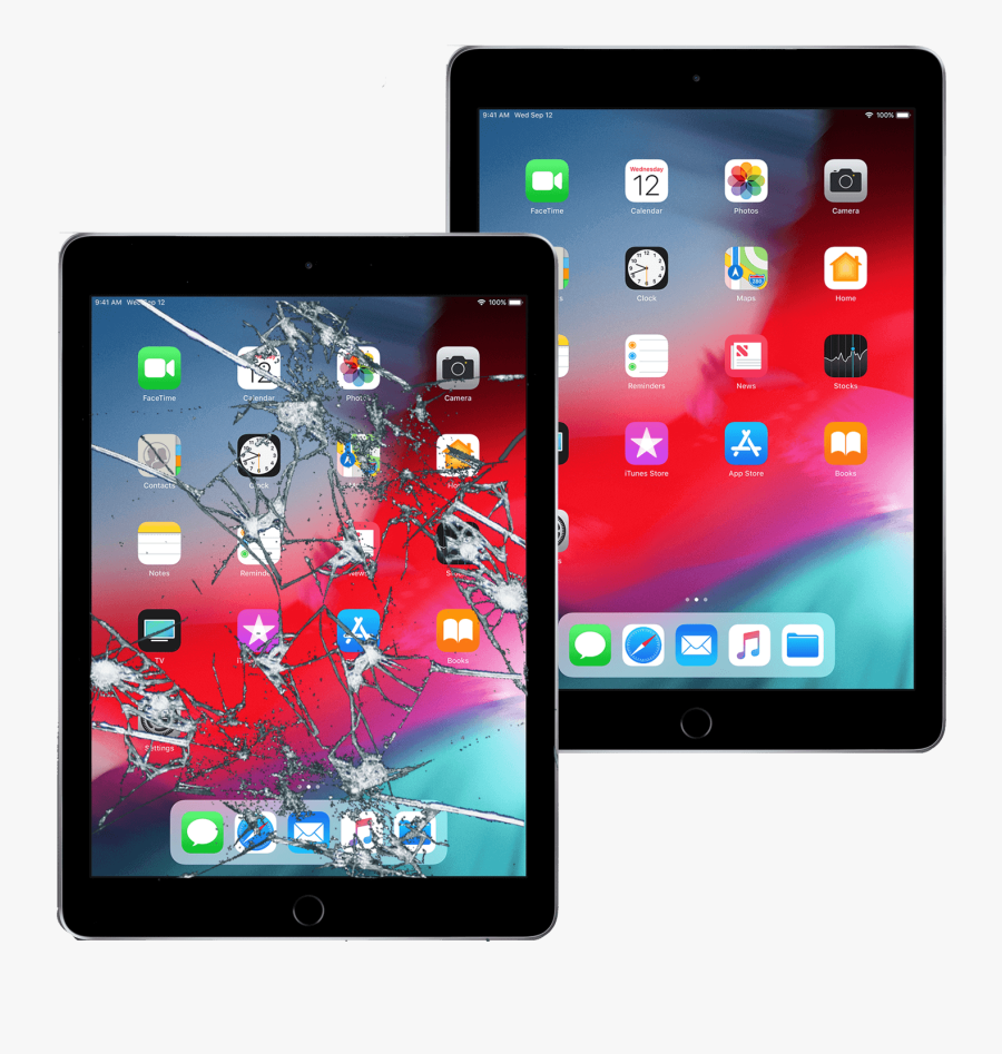 Ipad Cracked Screen Repair - Ipad 6 Space Grey, Transparent Clipart
