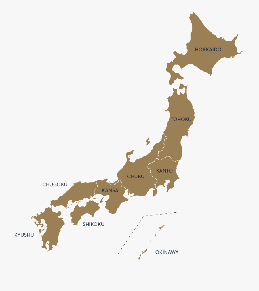 Japan Map, Transparent Clipart