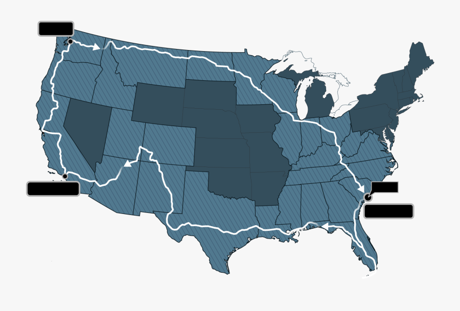 United States Avatar Map, Transparent Clipart
