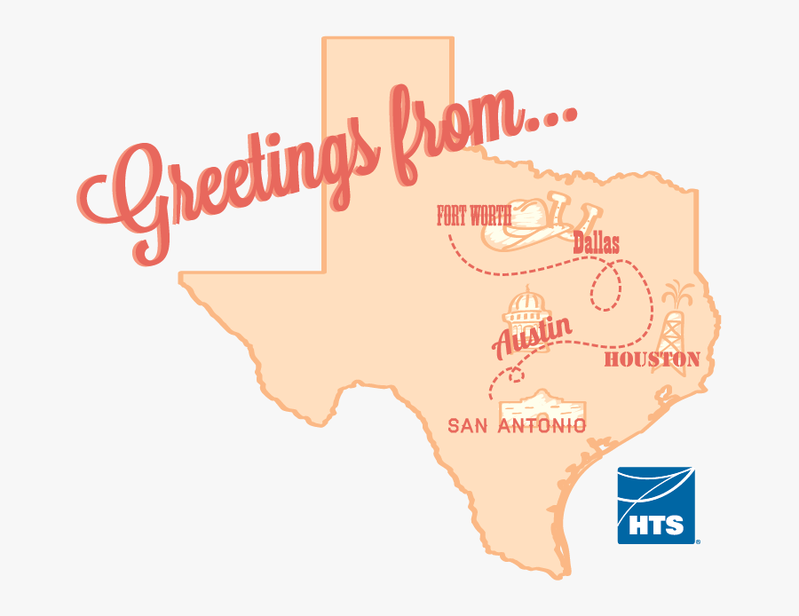 Texas Map - Road Trip - Big Texas Beer Fest, Transparent Clipart