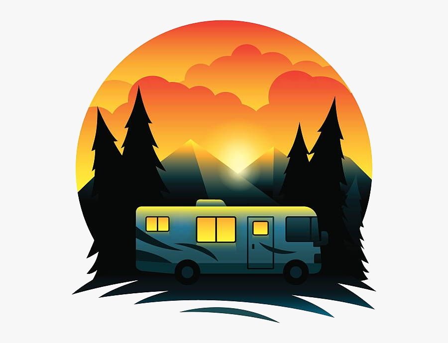 Fred And Trina"s Honeymoon - Motorhome Clip Art, Transparent Clipart