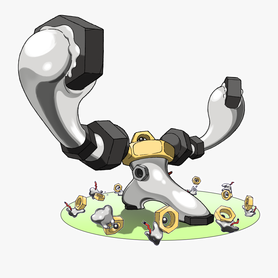 Melmetal Pokemon, Transparent Clipart