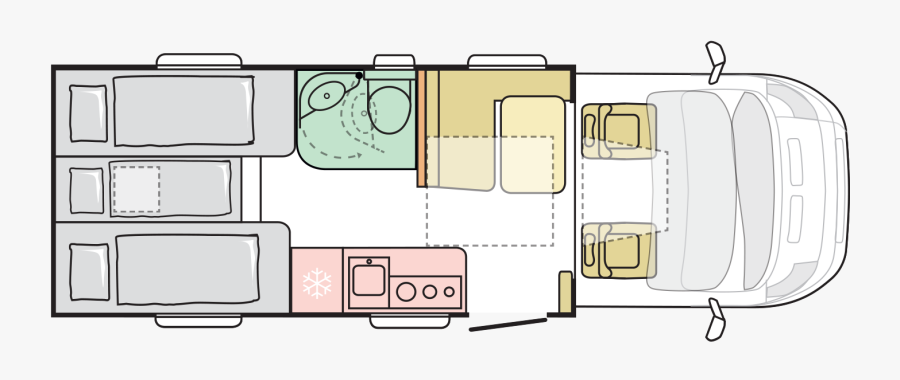 Adria Coral Xl 670 Dk, Transparent Clipart