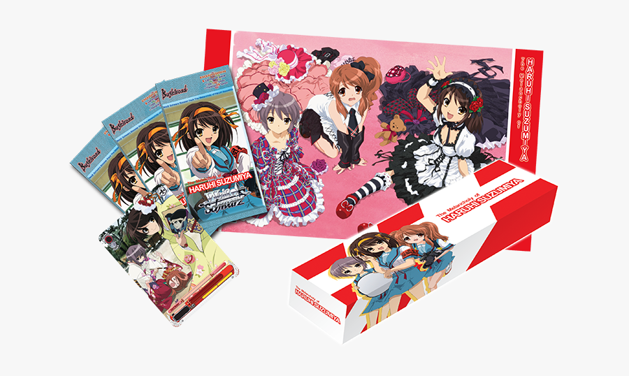 Weiss Schwarz Melancholy Of Haruhi Suzumiya Meister - Haruhi Suzumiya, Transparent Clipart