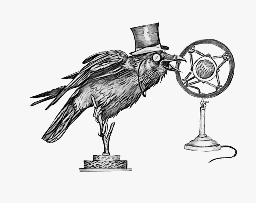 Raven And Mic, Transparent Clipart