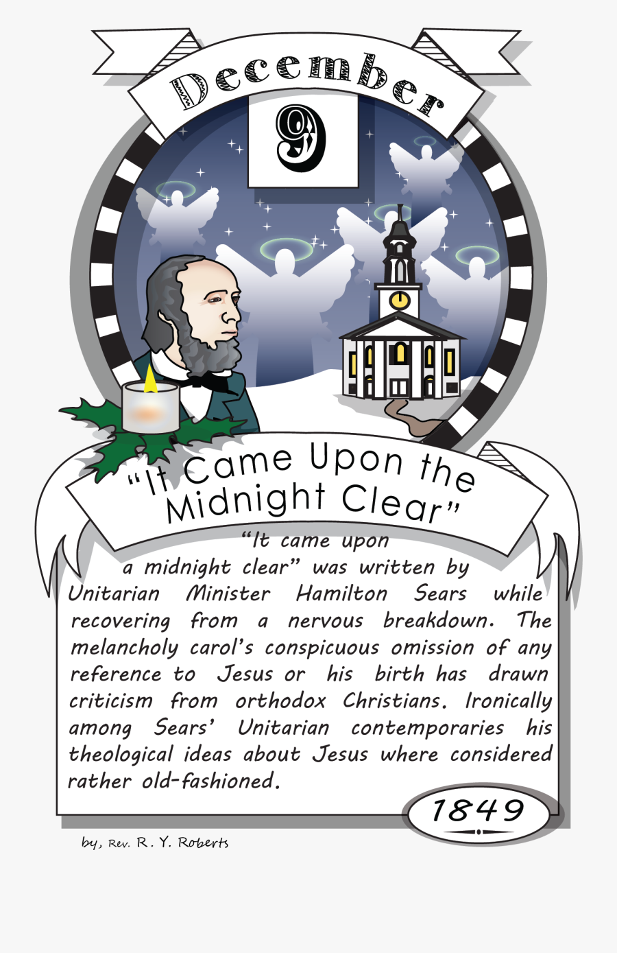 "it Came Upon A Midnight Clear” Was Written By Unitarian - Gold Ruby Emerald Pendants, Transparent Clipart